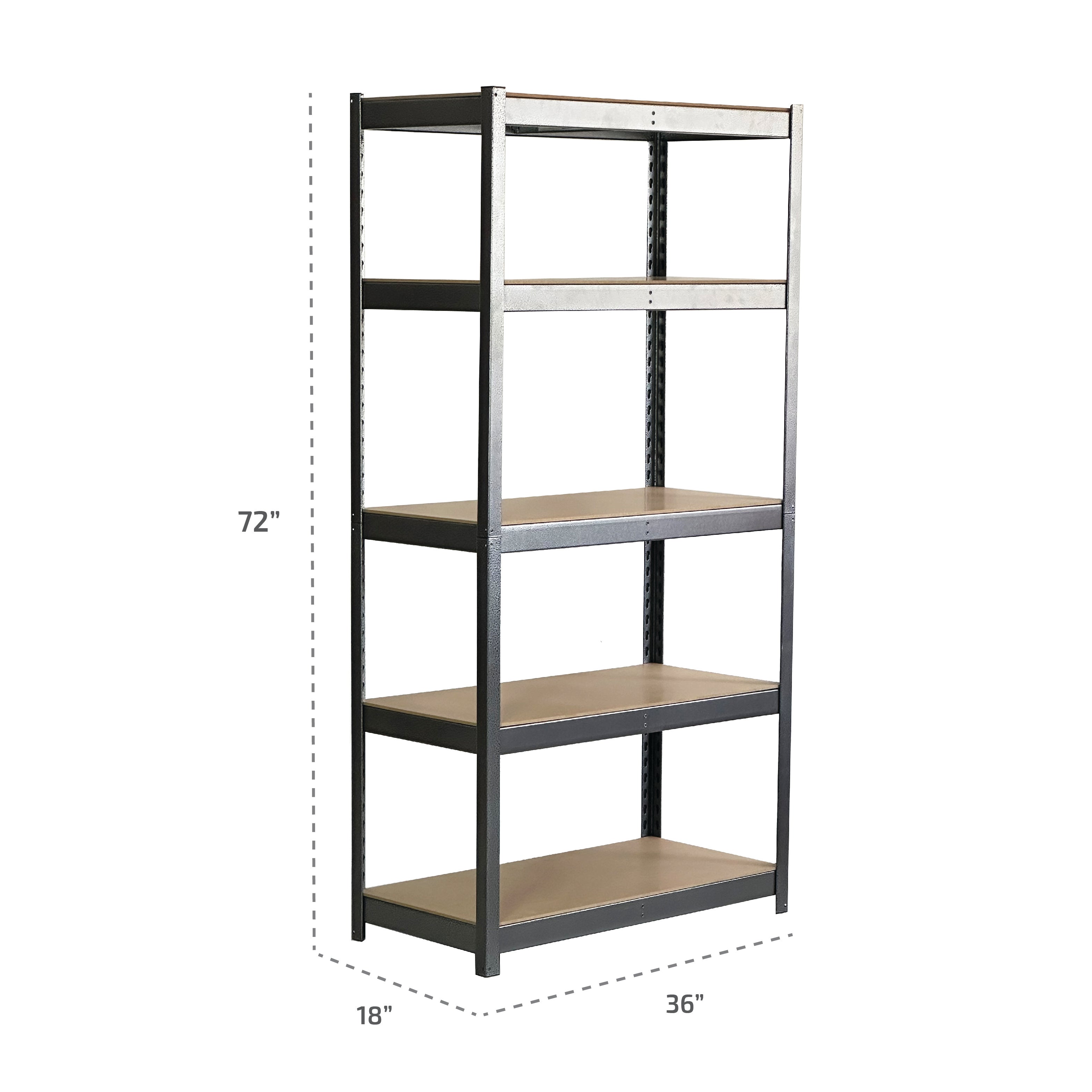 MonsterRax 24 x 92 x 84 Freestanding Garage Shelves - Heavy