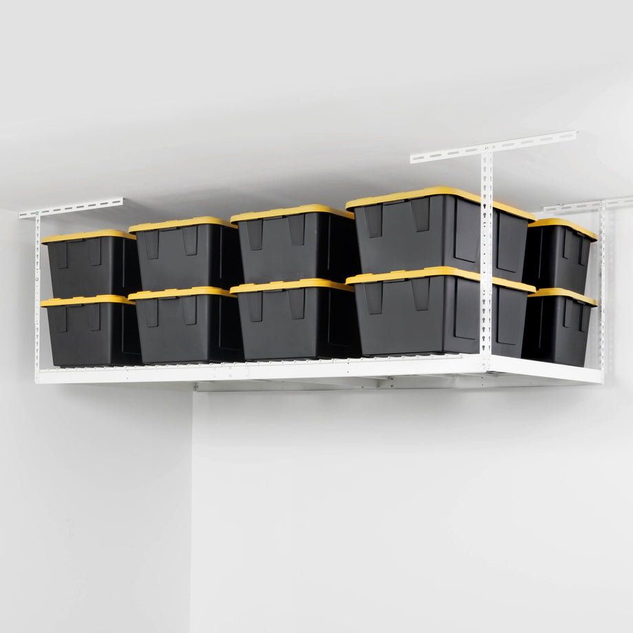 Saferacks 4' X 8' 2-rack Overhead Storage Kitfor 24 - 45 Ceiling Drop